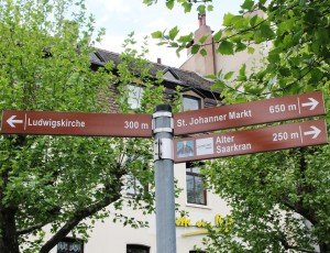 Saarbrücken Directional Signage
