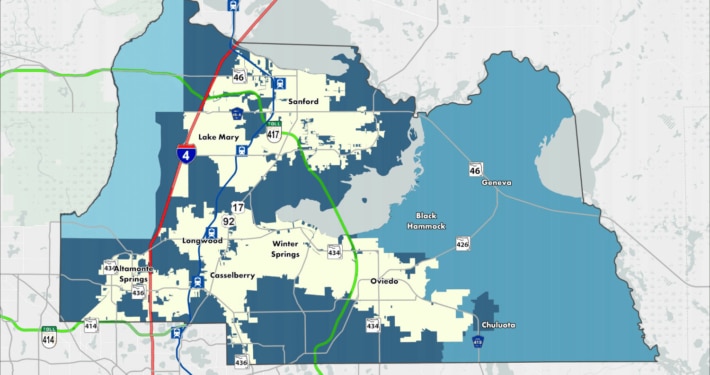 Seminole Country Growth map