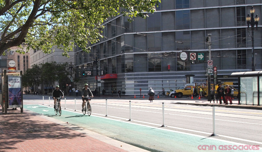Bike Lane (Protected) in San Francisco