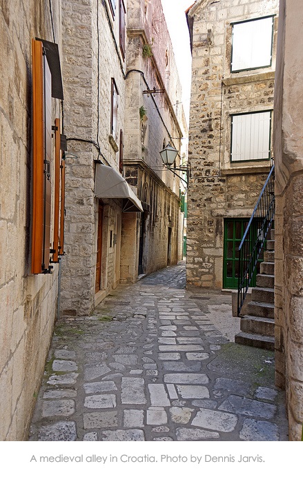 Alley in Croatia by Dennis Jarvis